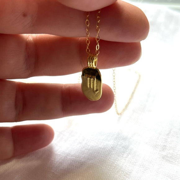 Scorpio Zodiac Sign Necklace 14K Gold-Fill Dainty Chain & Charm - Picture 3 of 4